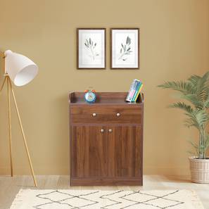 Chest Of Drawers Design Cascade Engineered Wood Chest of 1 Drawers in Walnut Finish
