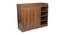 Luna Shoe Racks (Walnut Finish) by Urban Ladder - Design 1 Side View - 830794