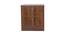 Luna Bedside Tables (Walnut Finish) by Urban Ladder - Ground View Design 1 - 830795