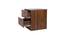Luna Bedside Tables (Walnut Finish) by Urban Ladder - Rear View Design 1 - 830803
