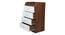 Zenith Chest Of Drawers (Walnut Finish) by Urban Ladder - Rear View Design 1 - 830808
