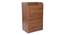 Haven Chest Of Drawers (Walnut Finish) by Urban Ladder - Design 1 Side View - 830842