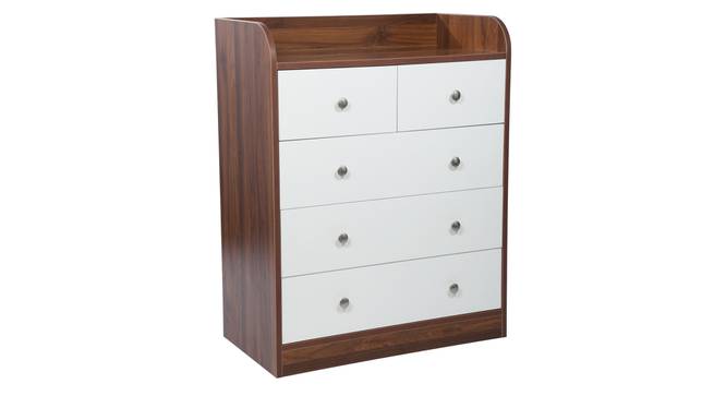 Opal Chest Of Drawers (Walnut Finish) by Urban Ladder - Design 1 Side View - 830843