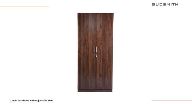 Aurora Wadrobe (Columbian Walnut Finish) by Urban Ladder - Design 1 Side View - 830847