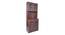 Driftwood Crockery unit (Columbian Walnut Finish) by Urban Ladder - Design 1 Side View - 830849