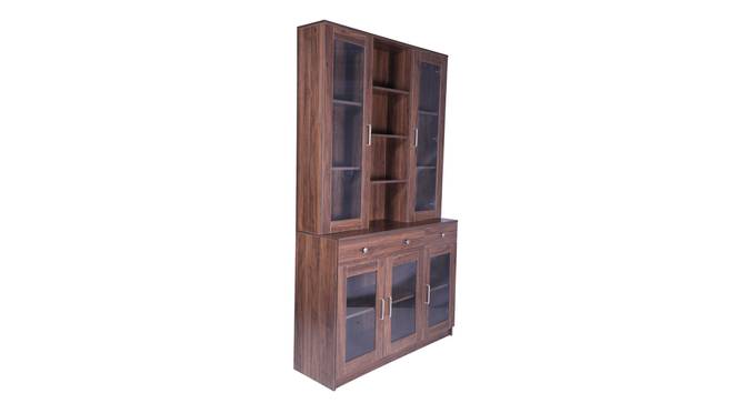 Zenith Crockery unit (Columbian Walnut Finish) by Urban Ladder - Design 1 Side View - 830850