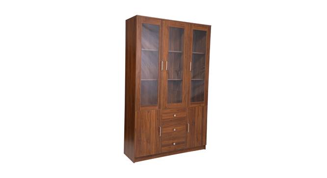 Essence Display Unit (Columbian Walnut Finish) by Urban Ladder - Design 1 Side View - 830851