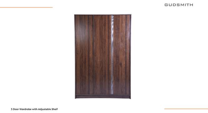 Solace Wadrobe (Columbian Walnut Finish) by Urban Ladder - Ground View Design 1 - 830859