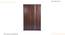 Solace Wadrobe (Columbian Walnut Finish) by Urban Ladder - Ground View Design 1 - 830859