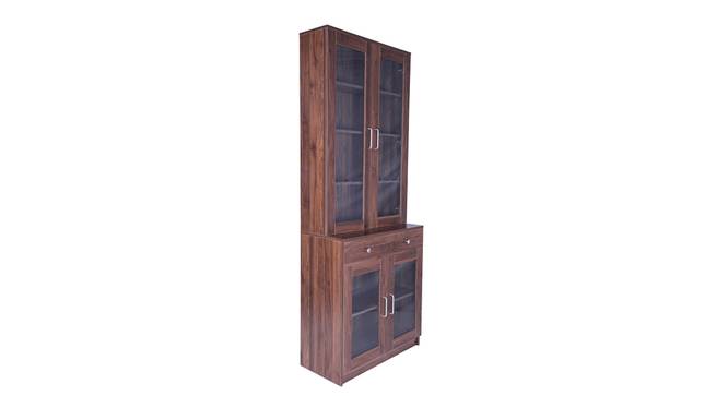 Reflection Crockery unit (Columbian Walnut Finish) by Urban Ladder - Design 1 Side View - 830884