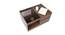 Whispering Coffee Tables (Brown Finish) by Urban Ladder - Design 1 Side View - 830887