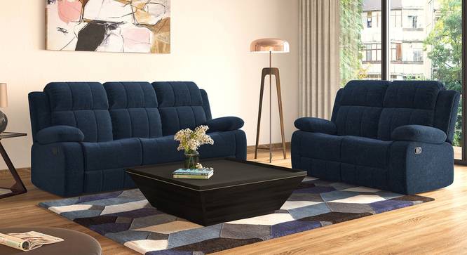 Griffin Recliner (Cobalt, Three Seater) by Urban Ladder - Full View Design 1 - 830929