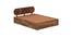 Woodwhiz Solid Wood Bed with Storage in Provincial Teak (Queen Bed Size, Box Storage Type, PROVINCIAL TEAK Finish) by Urban Ladder - - 