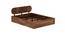 Woodwhiz Solid Wood Bed with Storage in Provincial Teak (Queen Bed Size, Box Storage Type, PROVINCIAL TEAK Finish) by Urban Ladder - - 