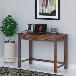 Vds Solid Wood Design Woodwhiz Solid Wood Study Table in Brown Finish
