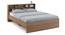 Knox King Bed Without Storage (King Bed Size, Exotic Teak Finish) by Urban Ladder - Front View Design 1 - 831026