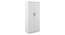 Kane 2 Door Wardrobe (Frosty White Finish) by Urban Ladder - Front View Design 1 - 831029