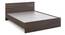 Asher King Bed Without Storage (King Bed Size, Choco Walnut Finish) by Urban Ladder - Design 1 Side View - 831033
