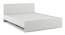Kane King Bed Without Storage (King Bed Size, Frosty White Finish) by Urban Ladder - Design 1 Side View - 831039