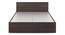 Asher King Bed Without Storage (King Bed Size, Choco Walnut Finish) by Urban Ladder - Ground View Design 1 - 831043