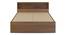 Knox King Bed Without Storage (Queen Bed Size, Exotic Teak Finish) by Urban Ladder - Ground View Design 1 - 831046