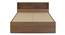 Knox King Bed Without Storage (King Bed Size, Exotic Teak Finish) by Urban Ladder - Ground View Design 1 - 831047