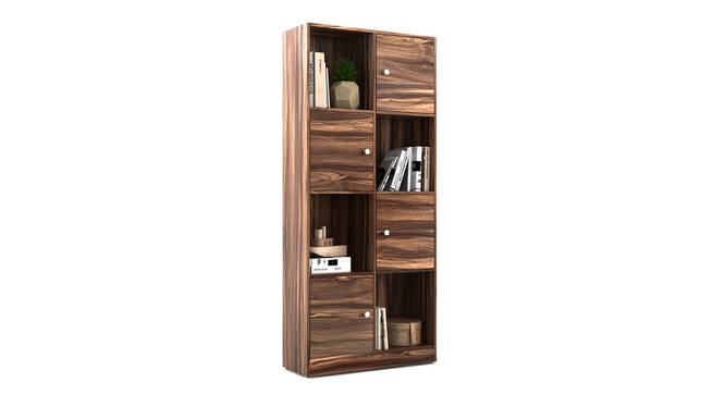 Rustic Book Case In Tean And White Color (Asian Walnut Finish) by Urban Ladder - Front View Design 1 - 831068