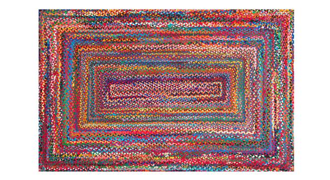 Miriam Multicolor Solid Woven Cotton 5x3 Feet Runner (Multicolor) by Urban Ladder - - 
