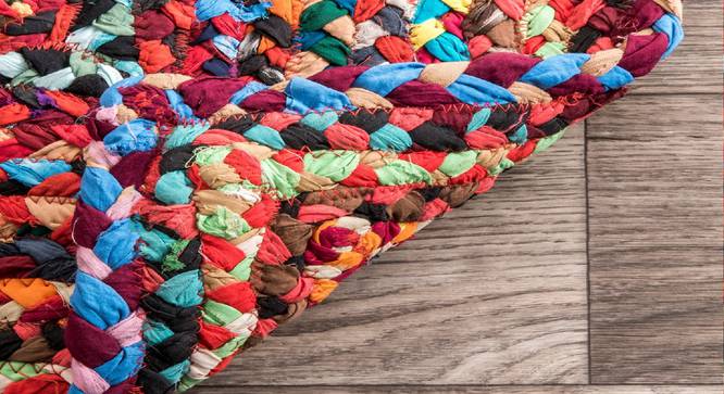 Miriam Multicolor Solid Woven Cotton 5x3 Feet Runner (Multicolor) by Urban Ladder - - 