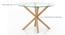Nobu - Ormond 4 Seater Dining Set (White, Brown Finish) by Urban Ladder - Front View Design 1 - 831127