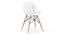 Nobu - Ormond 4 Seater Dining Set (White, Brown Finish) by Urban Ladder - Cross View Design 1 - 831129