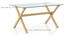 Nobu - Ormond 6 Seater Dining Set (White, Brown Finish) by Urban Ladder - Front View Design 1 - 831135