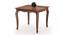 Solid Wood 4 Seater Dining Set (Urban Teak Finish) by Urban Ladder - - 