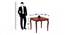 Solid Wood 4 Seater Dining Set (HONEY Finish) by Urban Ladder - - 