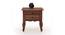 Solid Wood Night Stand in Urban Teak Finish (Urban Teak Finish) by Urban Ladder - - 