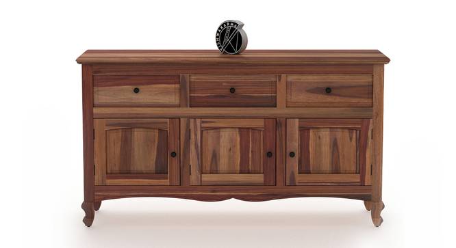 Solid Wood Sideboard in Urban Teak Finish (Urban Teak Finish) by Urban Ladder - - 