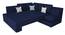 Imperial Sofa cum Bed (Navy Blue) by Urban Ladder - Rear View Design 1 - 831595