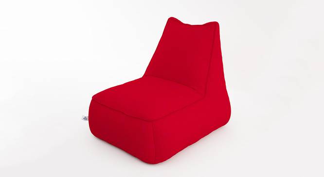 Recliner Bean Bag with Beans (Red, with beans Bean Bag Type, XXXL Bean Bag Size) by Urban Ladder - Design 1 Side View - 831786