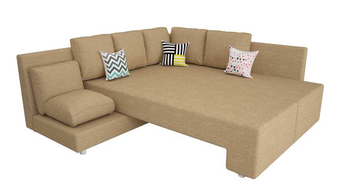 Imperial Sofa cum Bed (Beige) by Urban Ladder - Design 1 Side View - 831890