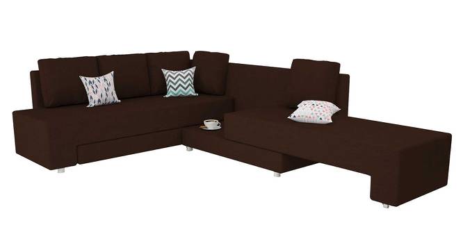 Imperial Sofa cum Bed (Brown) by Urban Ladder - Design 1 Side View - 831894
