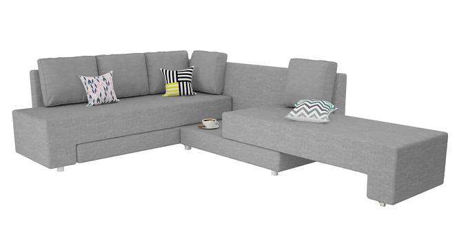 Imperial Sofa cum Bed (Grey) by Urban Ladder - Design 1 Side View - 831895