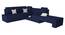 Imperial Sofa cum Bed (Navy Blue) by Urban Ladder - Design 1 Side View - 831897