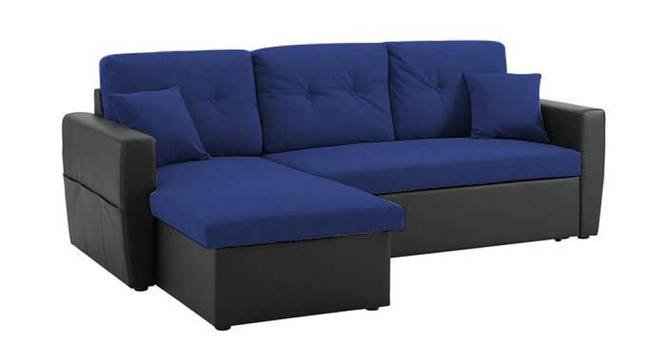 Jupiter Sofa cum Bed (Navy Blue) by Urban Ladder - Design 1 Side View - 831901
