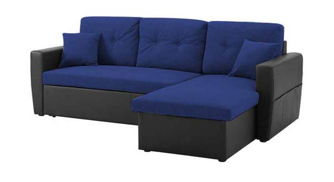 Jupiter Sofa cum Bed (Navy Blue) by Urban Ladder - Design 1 Side View - 831906