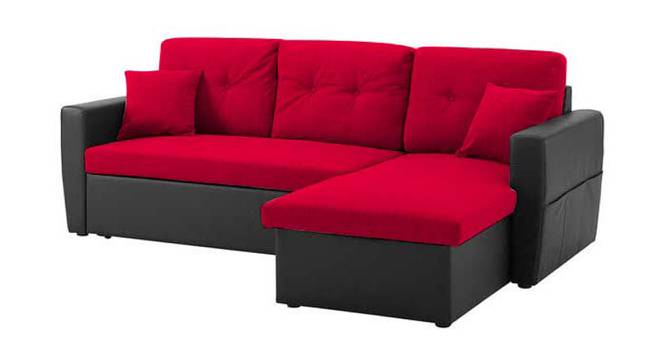 Jupiter Sofa cum Bed (Red) by Urban Ladder - Design 1 Side View - 831907