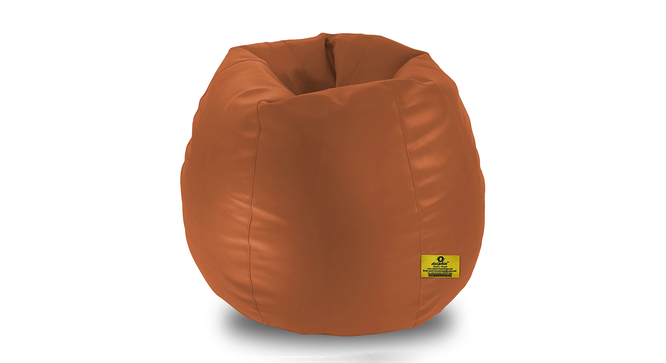 Leatherette Bean Bag with Beans (with beans Bean Bag Type, XXXL Bean Bag Size, Fawn) by Urban Ladder - Design 1 Side View - 831939