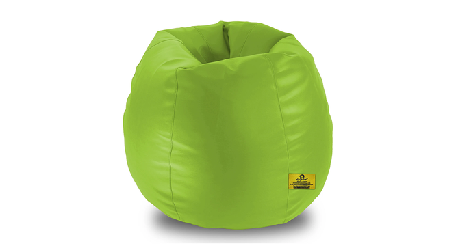 Leatherette Bean Bag with Beans (Green, with beans Bean Bag Type, XXL Bean Bag Size) by Urban Ladder - Design 1 Side View - 831950