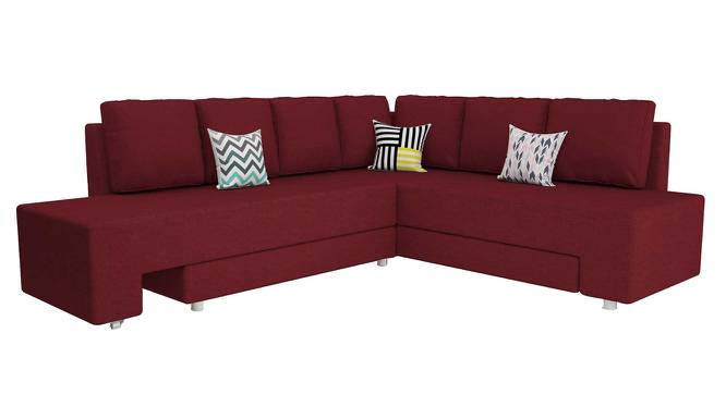 Imperial Sofa cum Bed (Maroon) by Urban Ladder - Front View Design 1 - 831991