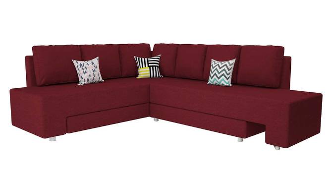 Imperial Sofa cum Bed (Maroon) by Urban Ladder - Front View Design 1 - 831996
