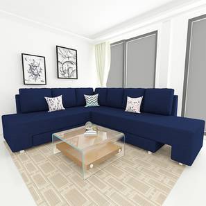 Sofa Cum Bed In Udupi Design Imperial 6 Seater Pull Out Sofa cum Bed In Navy Blue Colour